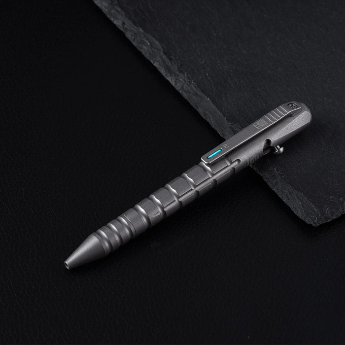 RovyVon Commander C10 Gen 2 Sandblasted & Stonewashed Titanium Bolt-action Tactical Pen