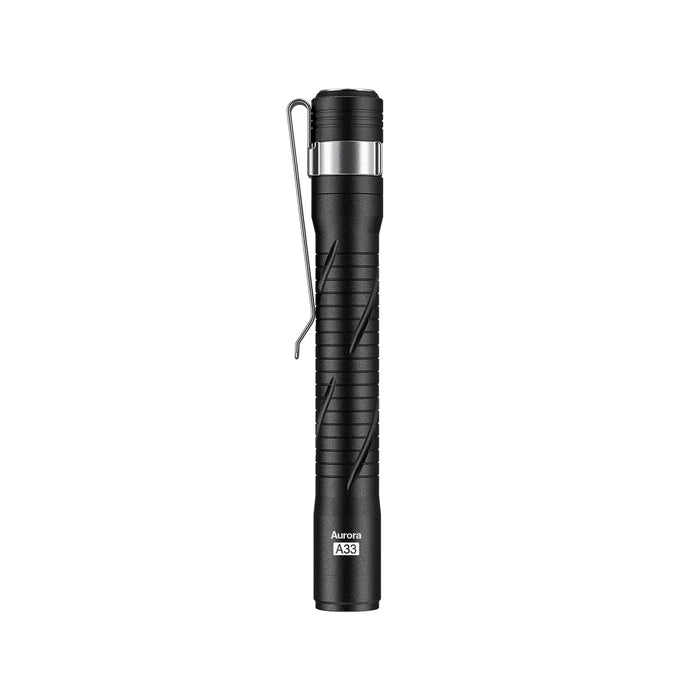 RovyVon A33 Rechargeable Pen Light Black Handle