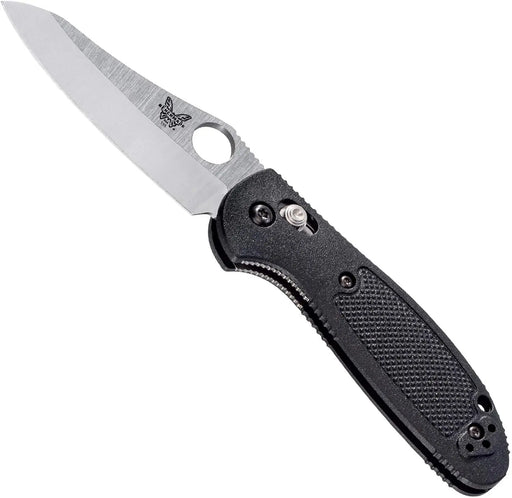 Benchmade Mini Griptilian 555-S30V Axis Lock Knife Black Handle (USA) - NORTH RIVER OUTDOORS