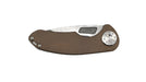 Curtiss F3 Medium Slicer Non-Flipper Stonewash MagnaCut Blade Custom Brown Anodization (USA)