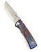 Chaves Redencion Street Custom Titanium Drop Point Knife "LightningStrike"