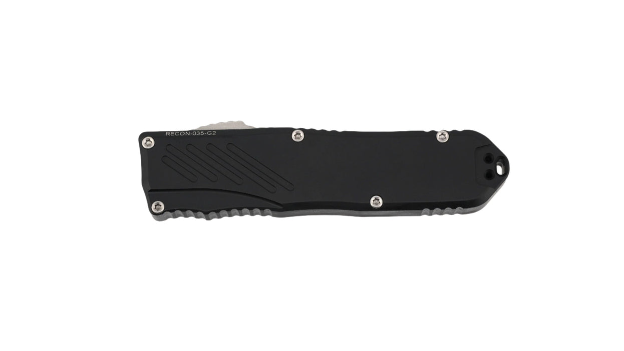 Guardian Tactical RECON-035 G2 Single Edge MagnaCut Two-Tone Blade Black Handle