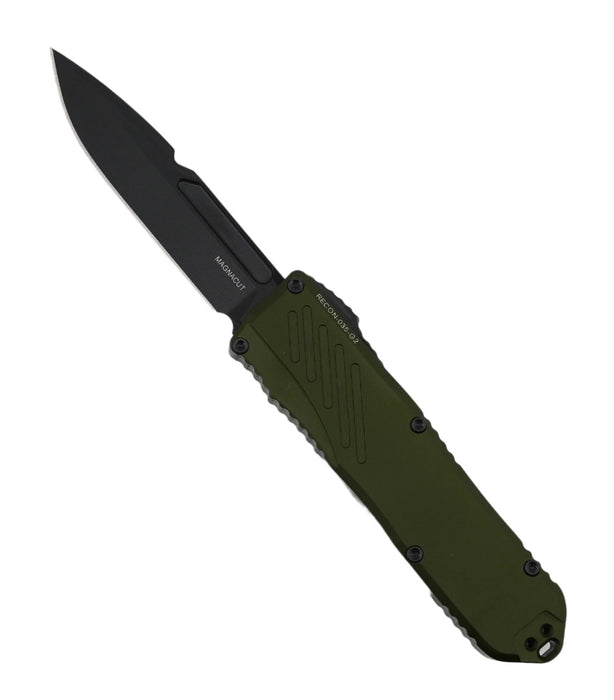 Guardian Tactical RECON-035 G2 Single Edge MagnaCut Black Blade OD Green Handle