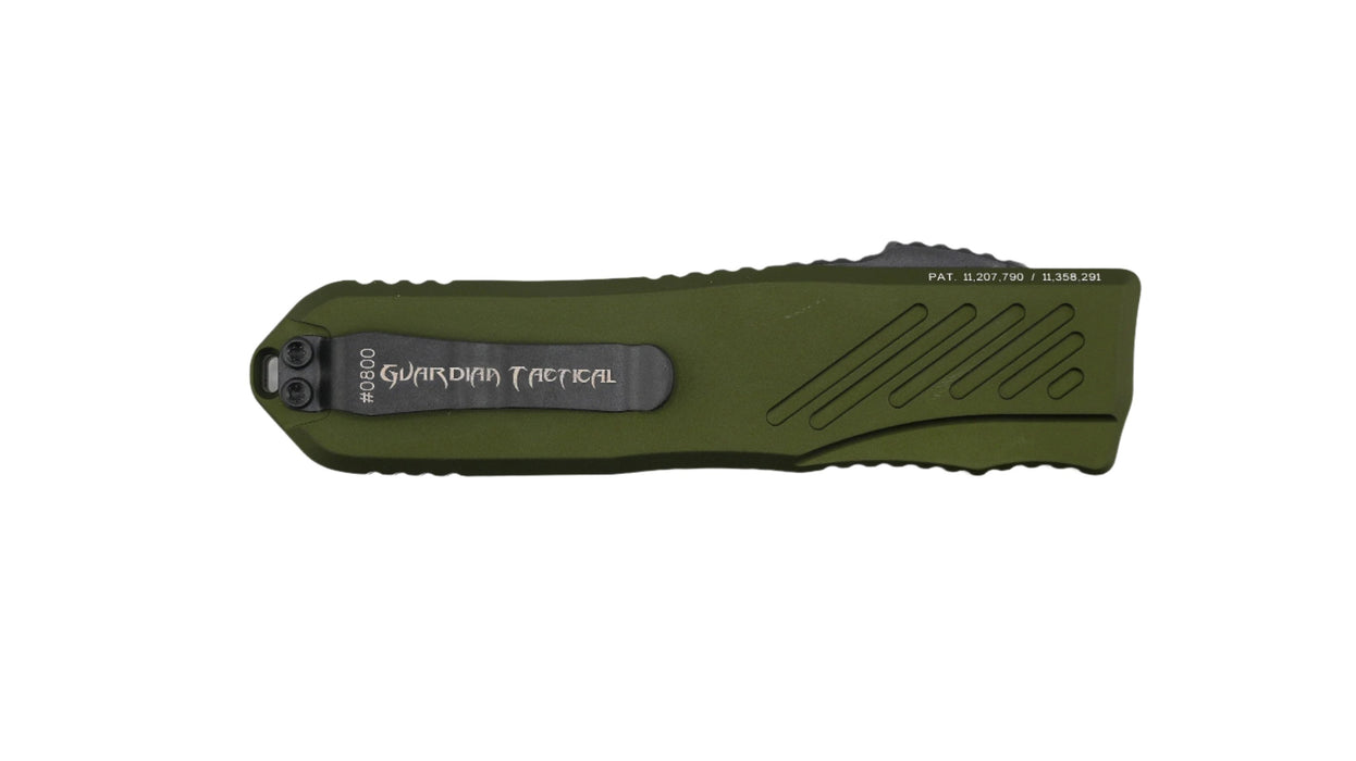 Guardian Tactical RECON-035 G2 Single Edge MagnaCut Black Blade OD Green Handle