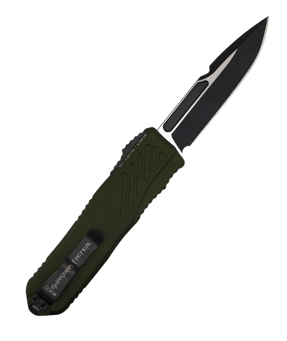 Guardian Tactical RECON-035 G2 Single Edge MagnaCut Two Tone Black Blade OD Green Handle