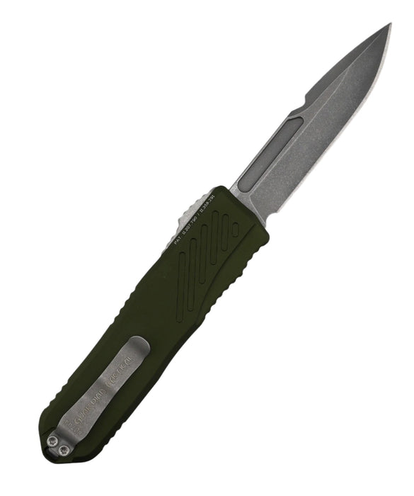 Guardian Tactical RECON-035 G2 Single Edge MagnaCut Stonewash Blade OD Green Handle