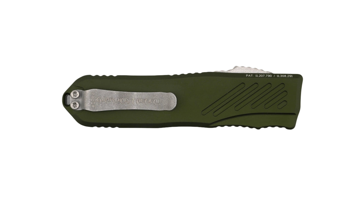 Guardian Tactical RECON-035 G2 Single Edge MagnaCut Stonewash Blade OD Green Handle