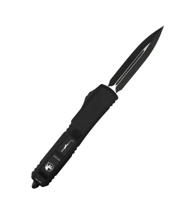 Microtech Ultratech D/E Black Frag G-10 Top Tactical Standard Signature Series 122-1FRGTBS