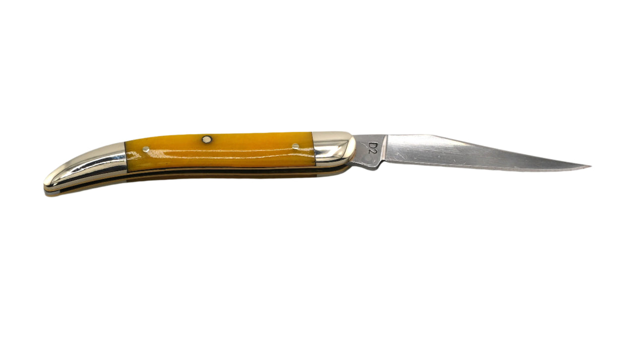 Boker Traditional Series 2.0 Texas Toothpick w/ Smooth Yellow Bone Handles D2 Blade, Slipjoint 110845