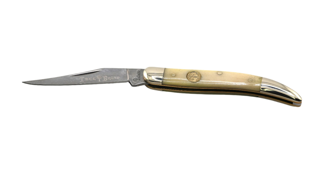 Boker Traditional Series 2.0 Texas Toothpick w/ Smooth White Bone Handles D2 Blade, Slipjoint 110846