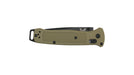 Benchmade 537BK-06 Bailout Axis Folding Knife 3.38" CPM-S30V Black Tanto w/ Ranger Green Grivory handles - NORTH RIVER OUTDOORS