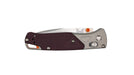 Benchmade 535-09 Bugout Folding Knife 3.24" S90V Stonewashed Drop Point Blade w/ Gray Aluminum Handles with Redstone Richlite Onlays - NORTH RIVER OUTDOORS