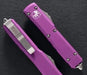 Microtech Ultratech D/E 122-6VI Satin Full Serrated Violet Knife