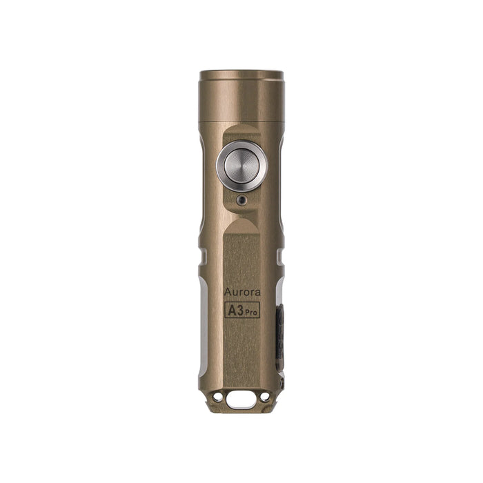 RovyVon A3 Pro Gen 4 7075 Aluminum Keychain Flashlight Desert Tan