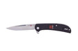 Al Mar Ultralight Falcon Linerlock 3.15" Satin Talon Drop Point / Black FRN Handle