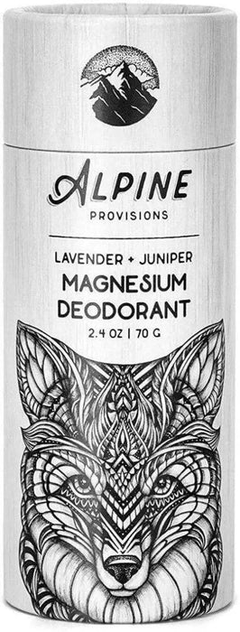 Alpine Provisions Magnesium Deodorant, Lavender + Juniper, 2.4 oz