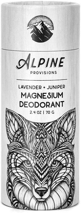 Alpine Provisions Magnesium Deodorant, Lavender + Juniper, 2.4 oz