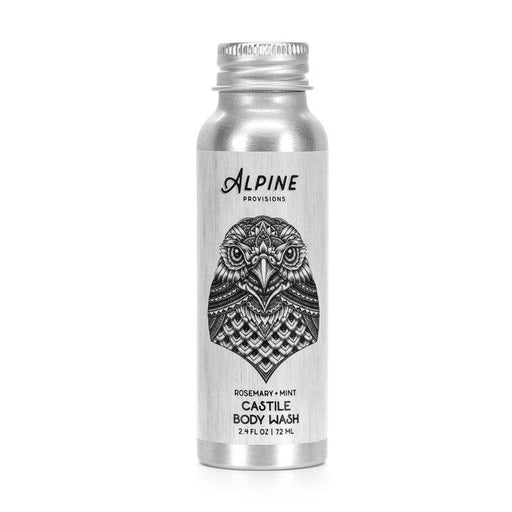 Alpine Provisions, Organic Castile Body Wash, Rosemary + Mint, Biodegradable, Vegan, 2.4oz