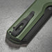 Arcform Slimfoot Auto OD Green Anodize Black Coated 3.1" 154CM Bade (USA)