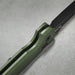 Arcform Slimfoot Auto OD Green Anodize Black Coated 3.1" 154CM Bade (USA)