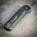 Arcform Slimfoot Auto OD Green Anodize Stonewash 3.1" 154CM Bade (USA)