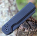 Arcform Slimfoot Operator ARC-081 Auto Blk Alum w/Tritium Button 3" 154CM (USA)