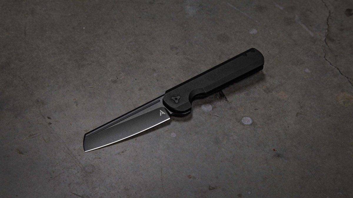 Darcform Slimfoot Titanium Handle Black M390 Flipper