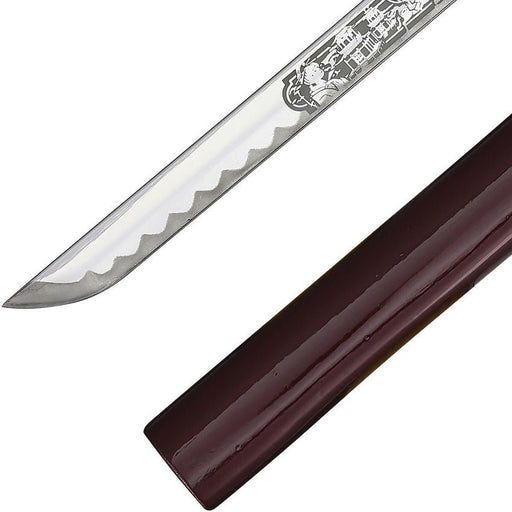 Art Gladius 178 Katana Silver Engraved