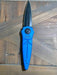 Asheville Steel Paragon Warlock Dagger Mystic Blue S30V (USA)