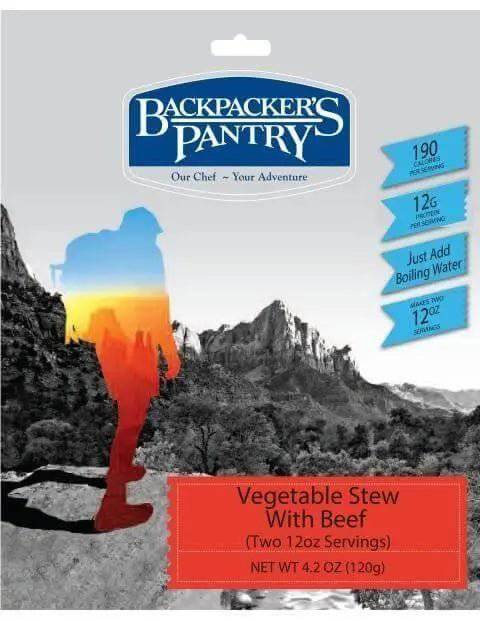 BackPacker's Pantry Vegetable Stew w/Beef