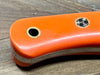 Bark River JX6 II MagnaCut Fixed Knife Orange G10 White Liners Mosaic Pins (USA) - NORTH RIVER OUTDOORS