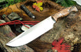 Bark River Bravo Crusader 3V Knife Sandy Tigertail Maple Burl (USA)