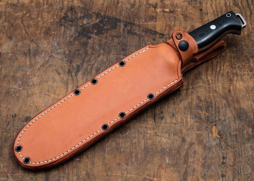 Bark River Bravo Crusader 3V Knife Sandy Tigertail Maple Burl (USA)