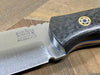 Bark River Bushcraft Scout Knife MagnaCut Carbon Fiber Mosaic Pins (USA)