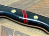 Bark River Fox River EXT-2 LT 3V Black Canvas Micarta Bloody Basin Spacer Red Liners Mosaic Pins (USA)