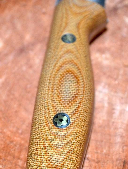 Bark River Gunny Hunter LT CPM 3V Knife Micarta w/ Mosaic Pins (USA)