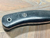 Bark River JX6 II MagnaCut Fixed Knife Black Micarta Red Liners Mosaic Pins (USA)