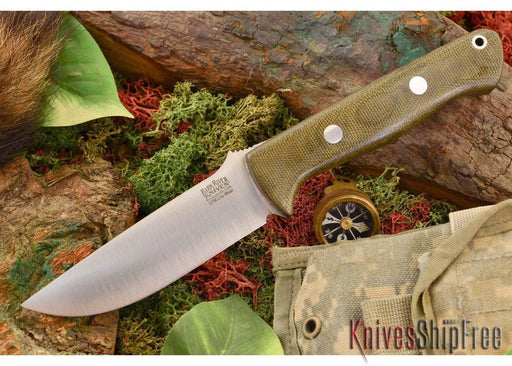 Bark River Knives: Bravo 1 LT CPM Cru-Wear Green