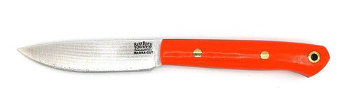 Bark River Little Creek II Field Knife MagnaCut Blaze Orange G-10 Handles Black Liners Brass Pins (USA)