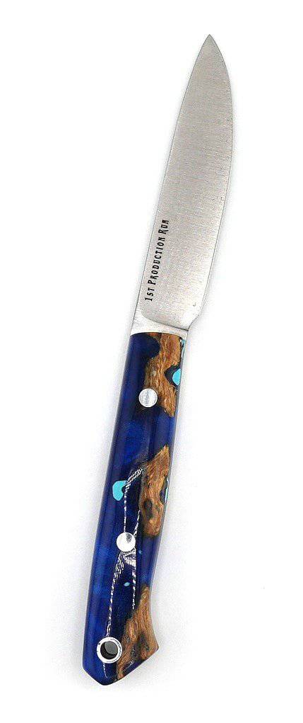 Bark River Little Creek II Field Knife MagnaCut Blue Cholla Cactus with Turquoise Handles (USA)