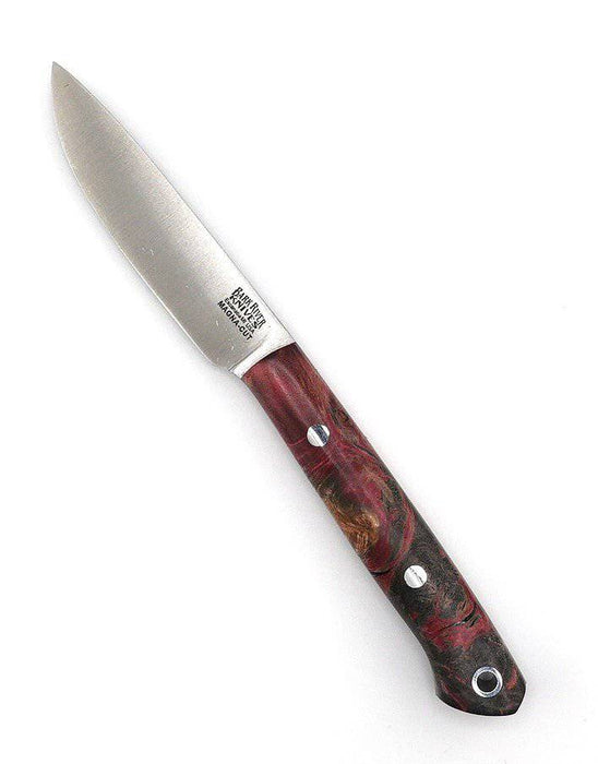 Bark River Little Creek II Field Knife MagnaCut Hellfire Maple Burl Handles (USA)