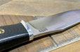 Bark River Matterhorn Fixed Blade CPM-S45VN Black Linen Micarta Mosaic Pins