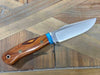 Bark River Matterhorn Fixed Blade CPM-S45VN Desert Ironwood Turquoise Spacer Mosaic Pins