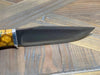 Bark River Matterhorn Fixed Blade Knife CPM-S45VN Amber Sea Dragon Scale