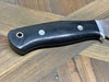 Bark River Matterhorn Fixed Blade Knife CPM-S45VN Black Canvas Micarta