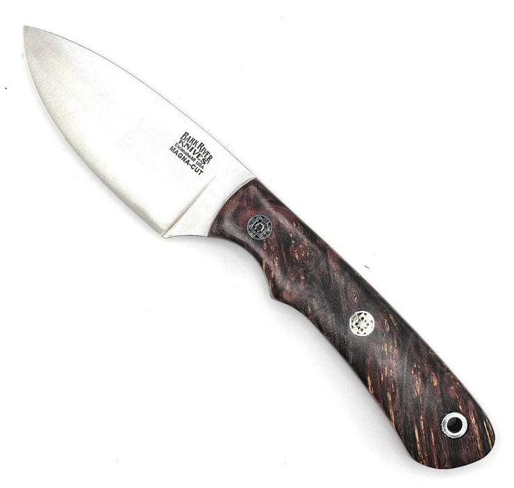 Bark River PSK EDC Magna Cut Cherry & Black Maple Burl - Mosaic Pins