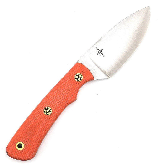 Bark River PSK EDC Magna Cut Orange Burlap - Matte - Mosaic Pins