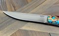 Bark River Puukko 3V Knife Red Cholla Cactus with Turquoise (USA)