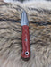 Bark River Ultra Lite Field Knife CPM 3V Firedog Canvas Thick Black Liners Mosaic Pins (USA)