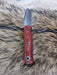 Bark River Ultra Lite Field Knife CPM 3V Firedog Canvas Thick Black Liners Mosaic Pins (USA)